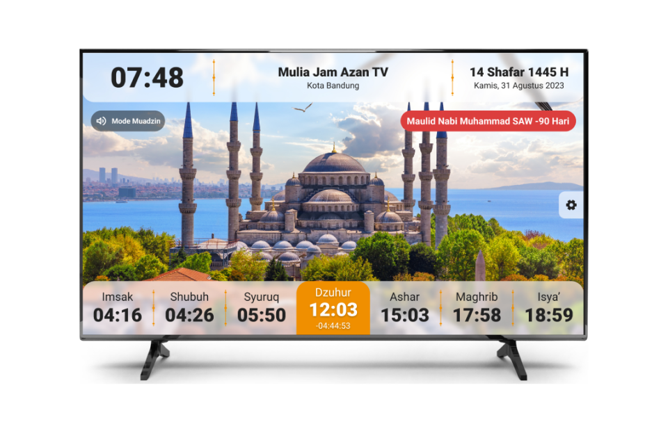 Mulia Jam Azan TV 32
